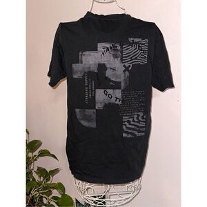 Authentic Nice Salsa Jeans men size regular fit t-shirt. Black. Round neck. Shor